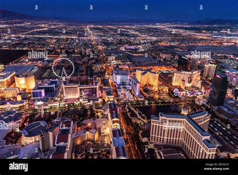 las vegas birds eye view